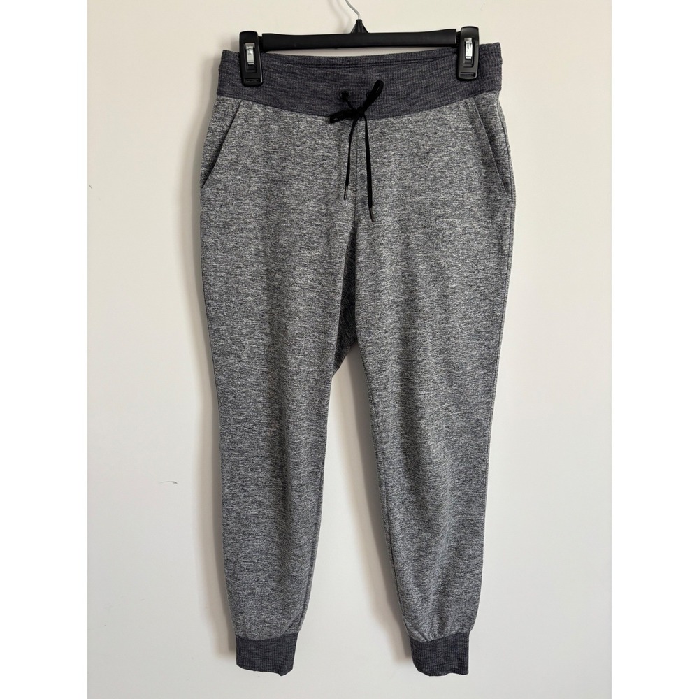 Athleta Womens Heathered Gray Joggers Drawstring Sweatpants XS